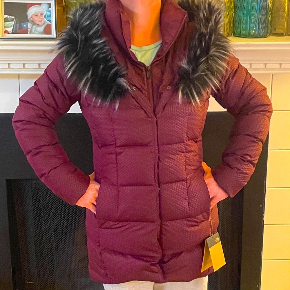The North Face Womens Fur Hood Down Parkina Jacket
